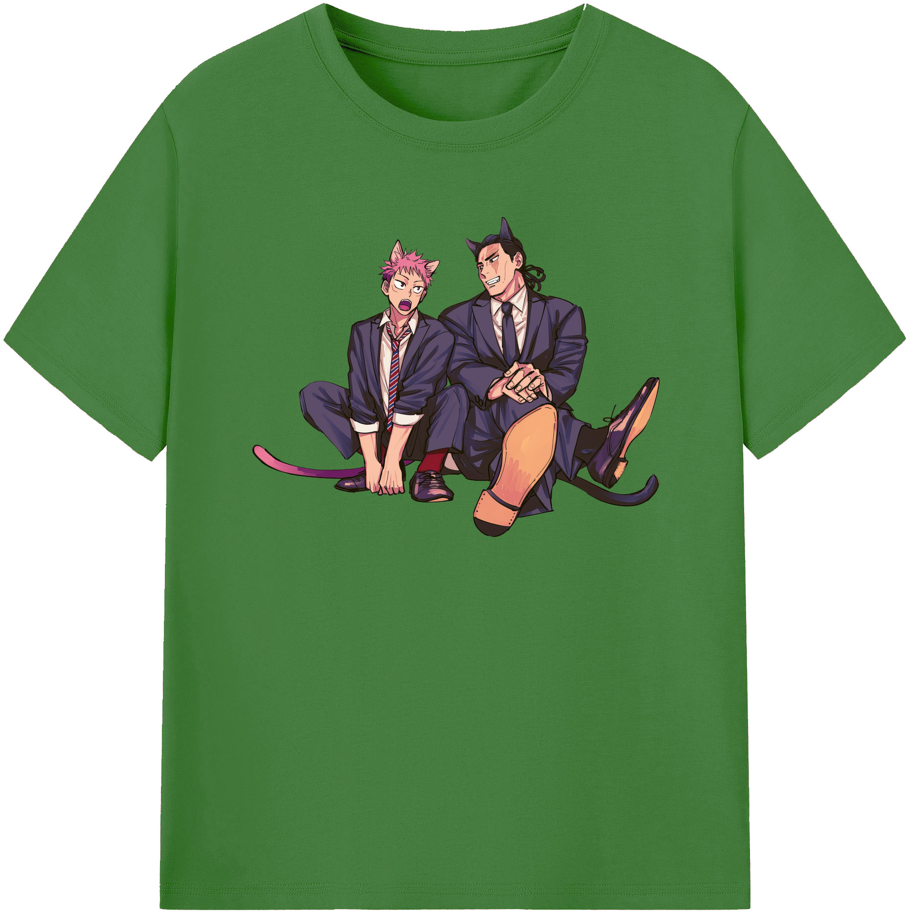 （画像用） 呪術廻戦 Jujutsu Kaisen レディースカジュアルプリントTシャツ（綿100％）